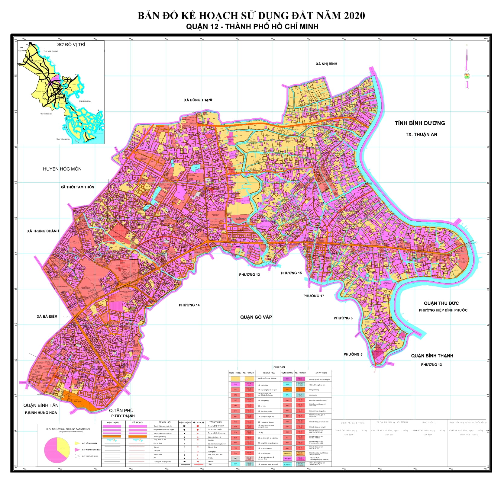 bản đồ quy hoạch quận 12 phát triển theo từng năm