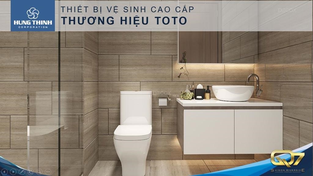  Căn hộ mẫu phòng tắm dự án Q7 Saigon Riverside.
