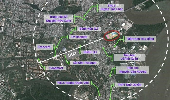 Dự án Q7 Saigon Riverside có tiện ích ngoại khu như thế nào-1